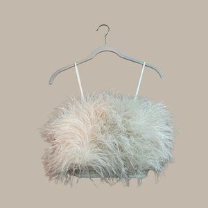 Akira Feather Cropped Tank